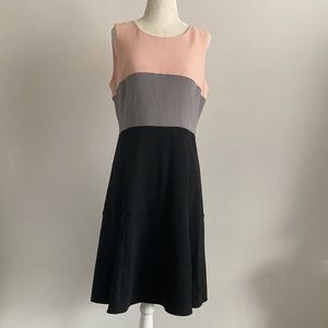 Calvin Klein Colorblock Sleeveless Dress